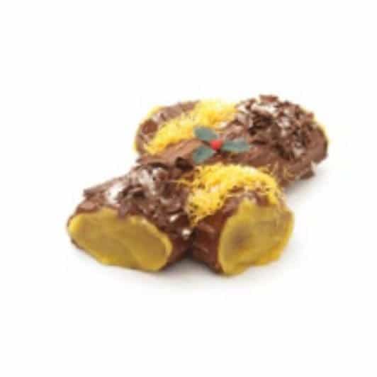 Tronco de Natal de Chocolate